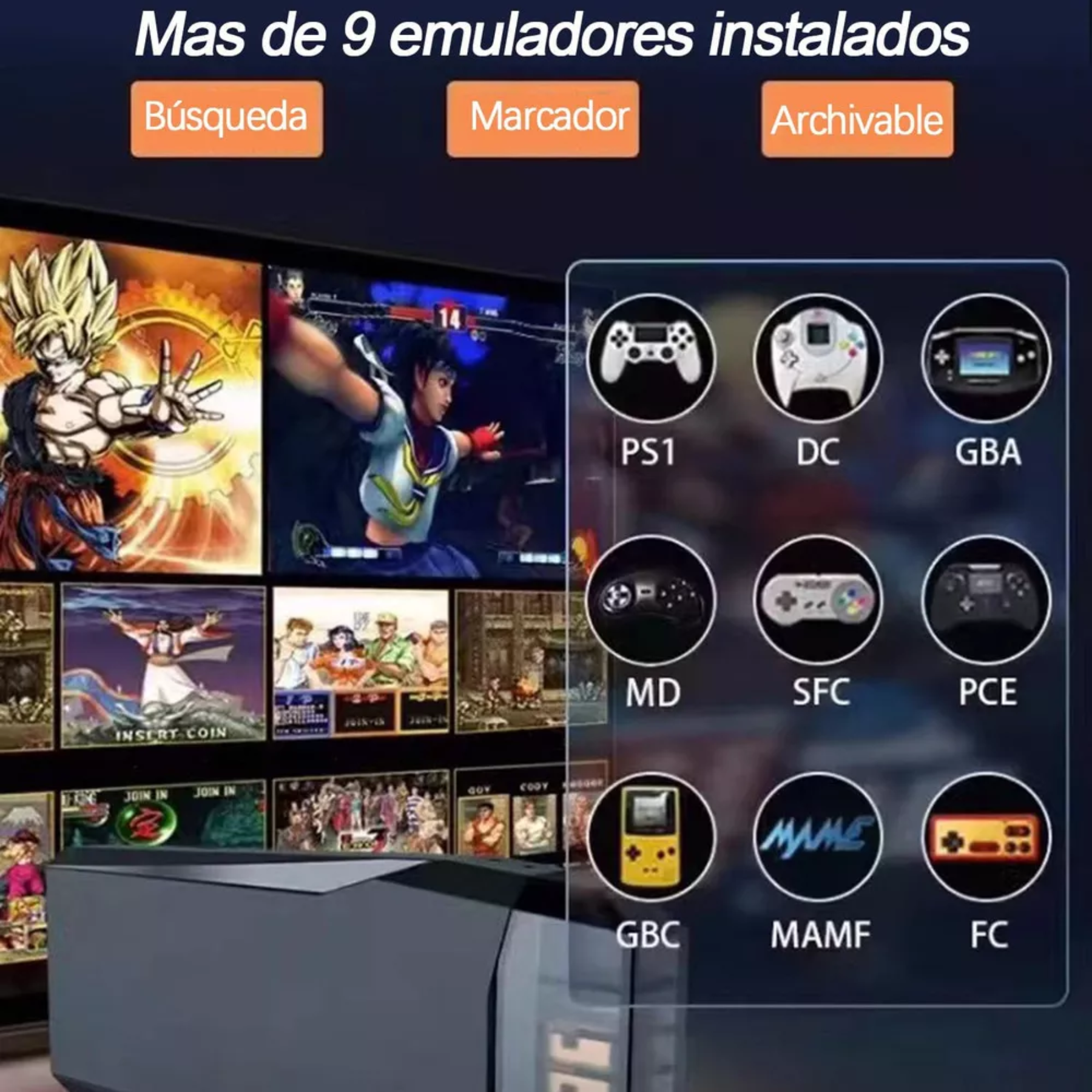 CONSOLA RETRO M8 VIDEOUEGOS