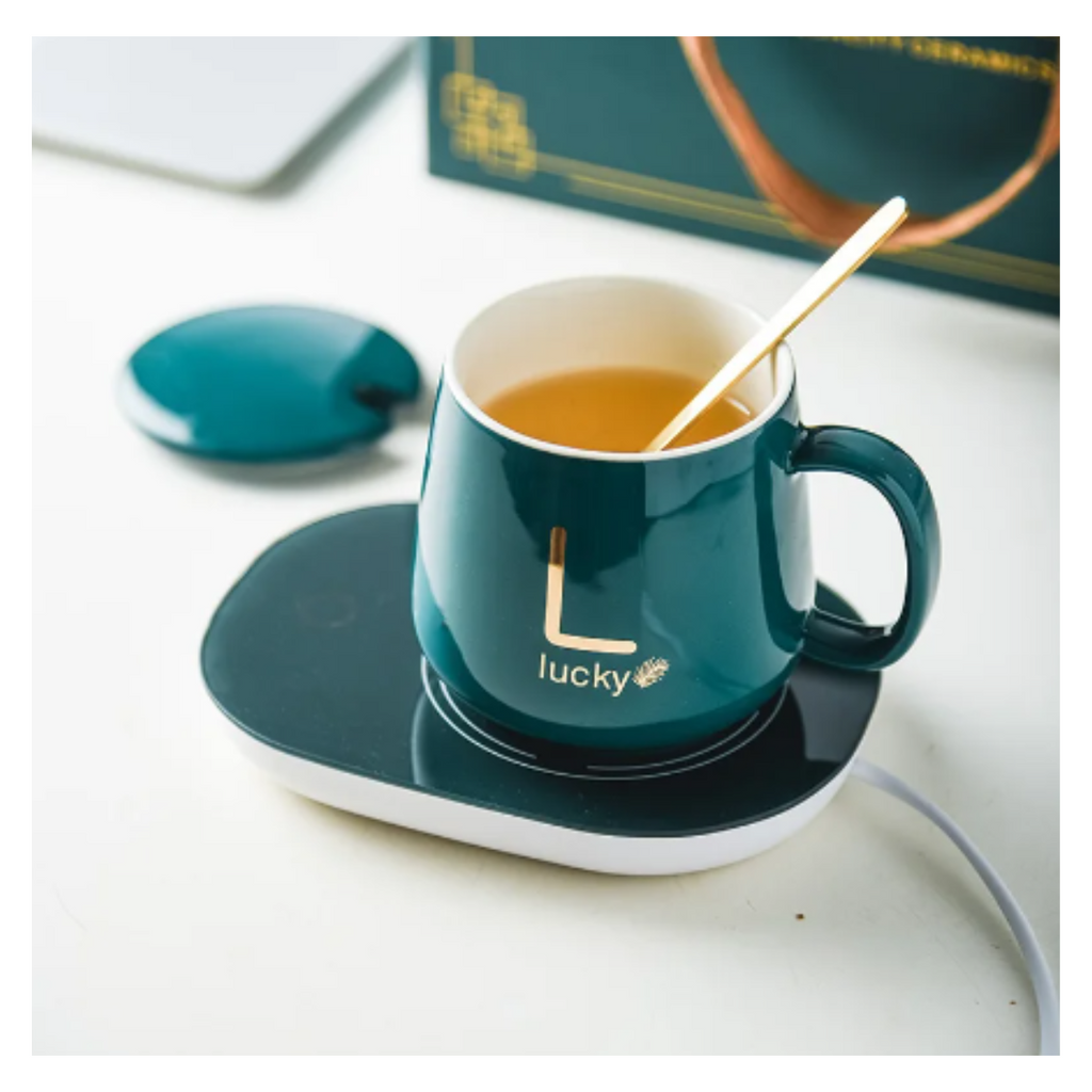Molino Electrico y Taza de Ceramica Termica