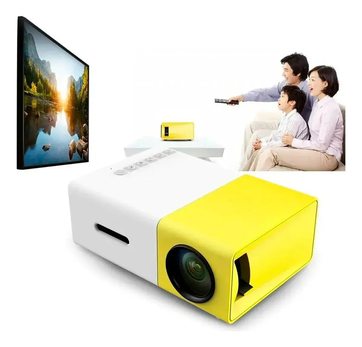 Mini Proyector Hd Portátil  Cine En Casa